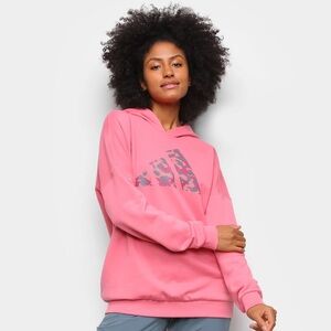 Adidas Vibrant Pink Women's Hoodie